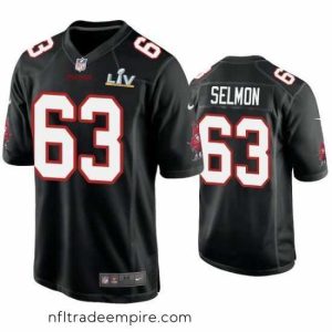 Gorgeous Lee Roy Selmon Buccaneers Black Super Bowl Lv Game Fashion Jersey