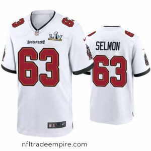 Alluring Lee Roy Selmon Buccaneers White Super Bowl Lv Game Jersey