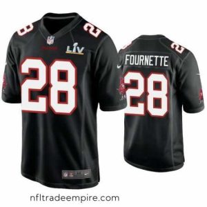 Enchanting Leonard Fournette Buccaneers Black Super Bowl Lv Game Fashion Jersey