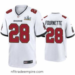 Superb Leonard Fournette Buccaneers White Super Bowl Lv Game Jersey