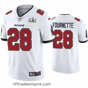Delightful Leonard Fournette Buccaneers White Super Bowl Lv Vapor Limited Jersey