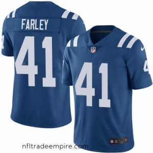 Alluring Nike Colts #41 Matthias Farley Royal Blue Team Color Stitched NFL Vapor Untouchable Limited Jersey