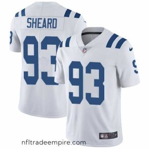 Enchanting Nike Colts #93 Jabaal Sheard White Stitched NFL Vapor Untouchable Limited Jersey