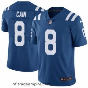 Magnificent Nike Deon Cain Indianapolis Colts Limited Royal Color Rush Vapor Untouchable Jersey