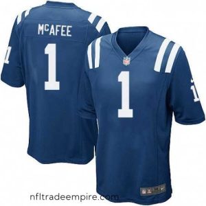 Irresistible Nike Indianapolis Colts 1 Pat McAfee Game Royal Blue Team Color NFL Jersey
