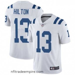 Charming Nike Indianapolis Colts 13 TY Hilton White Vapor Untouchable Limited Player NFL Jersey
