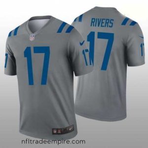 Magnificent Nike Indianapolis Colts 17 Philip Rivers Nike Gray Inverted Legend Jersey