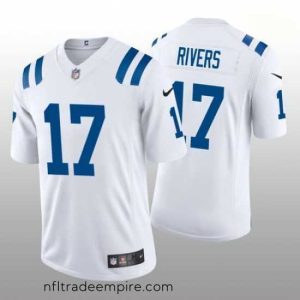 Alluring Nike Indianapolis Colts 17 Philip Rivers White Vapor Limited Stitched NFL Jersey