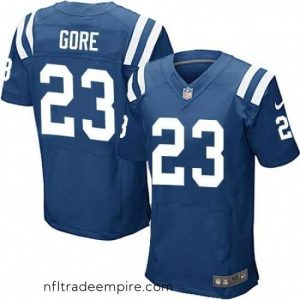 Alluring Nike Indianapolis Colts 23 Frank Gore Elite Royal Blue Team Color NFL Jersey