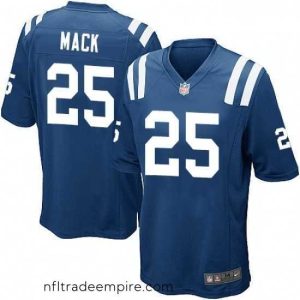 Irresistible Nike Indianapolis Colts 25 Marlon Mack Game Royal Blue Team Color NFL Jersey