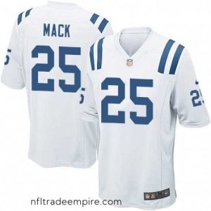 Exquisite Nike Indianapolis Colts 25 Marlon Mack Game White NFL Jersey