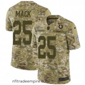 Alluring Nike Indianapolis Colts 25 Marlon Mack Limited Camo 2018 Salute to Service NFL Jersey