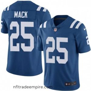 Superb Nike Indianapolis Colts 25 Marlon Mack Royal Blue Team Color Vapor Untouchable Limited Player NFL Jersey