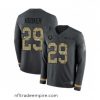 Superb Nike Indianapolis Colts 29 Malik Hooker Limited Black Salute to Service Therma Long Sleeve NFL Jersey