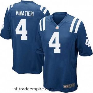 Magnificent Nike Indianapolis Colts 4 Adam Vinatieri Game Royal Blue Team Color NFL Jersey