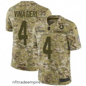 Alluring Nike Indianapolis Colts 4 Adam Vinatieri Limited Camo 2018 Salute to Service NFL Jersey