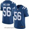 Superb Nike Indianapolis Colts 56 Quenton Nelson Royal Blue Team Color Vapor Untouchable Limited Player NFL Jersey