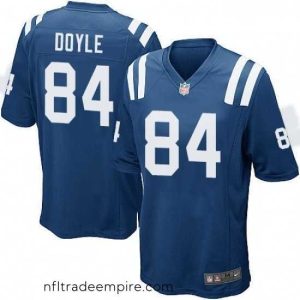 Irresistible Nike Indianapolis Colts 84 Jack Doyle Game Royal Blue Team Color NFL Jersey