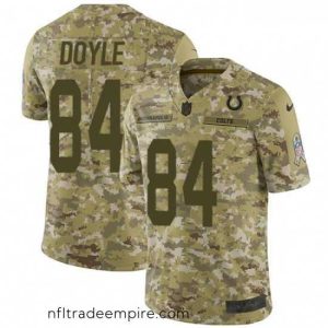 Alluring Nike Indianapolis Colts 84 Jack Doyle Limited Camo 2018 Salute to Service NFL Jersey