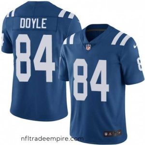 Irresistible Nike Indianapolis Colts 84 Jack Doyle Royal Blue Team Color Vapor Untouchable Limited Player NFL Jersey