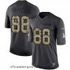 Superb Nike Indianapolis Colts 88 Marvin Harrison Limited Black 2016 Salute to Service NFL Jersey