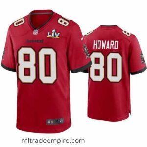 Magnificent O.J. Howard Buccaneers Red Super Bowl Lv Game Jersey