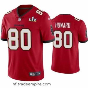 Magnificent O.J. Howard Buccaneers Red Super Bowl Lv Vapor Limited Jersey