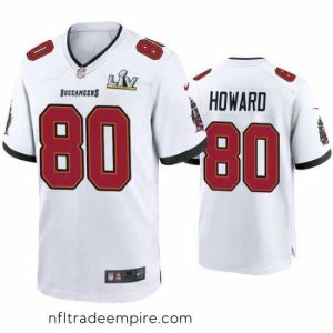 Alluring O.J. Howard Buccaneers White Super Bowl Lv Game Jersey
