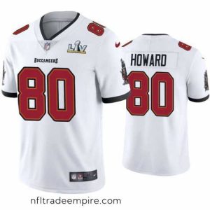 Magnificent O.J. Howard Buccaneers White Super Bowl Lv Vapor Limited Jersey