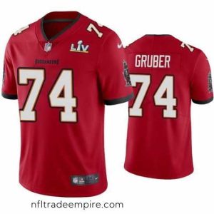 Alluring Paul Gruber Buccaneers Red Super Bowl Lv Vapor Limited Jersey