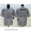 Delightful Philadelphia Eagles 88 Dallas Goedert Gray Super Bowl LVII Patch Atmosphere Fashion Stitched Jersey