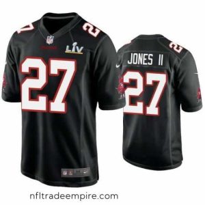 Exquisite Ronald Jones Ii Buccaneers Black Super Bowl Lv Game Fashion Jersey