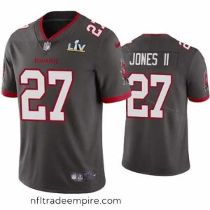 Superb Ronald Jones Ii Buccaneers Pewter Super Bowl Lv Vapor Limited Jersey