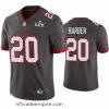 Alluring Ronde Barber Buccaneers Pewter Super Bowl Lv Vapor Limited Jersey