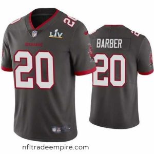 Alluring Ronde Barber Buccaneers Pewter Super Bowl Lv Vapor Limited Jersey