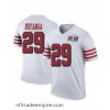 Irresistible San Francisco 49ers 29 Talanoa Hufanga White Throwback 2023 F.U.S.E  With John Madden Patch Vapor Limited Stitched Football 2024 Super Bowl LVIII Jerse