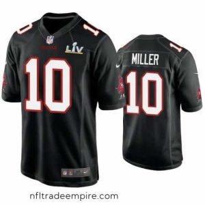 Gorgeous Scotty Miller Buccaneers Black Super Bowl Lv Game Fashion Jersey