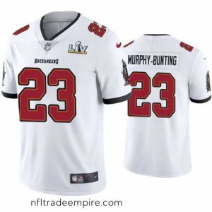 Superb Sean Murphy Bunting Buccaneers White Super Bowl Lv Vapor Limited Jersey