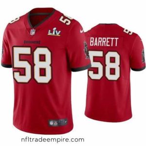 Delightful Shaquil Barrett Buccaneers Red Super Bowl Lv Vapor Limited Jersey