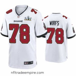 Stunning Tristan Wirfs Buccaneers White Super Bowl Lv Game Jersey