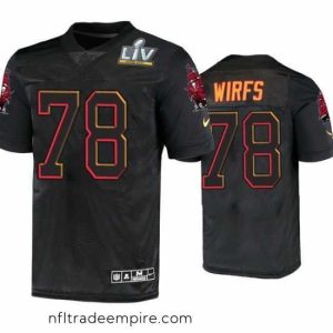 Alluring Tristan Wirfs Tampa Bay Buccaneers Black Super Bowl Lv Jersey
