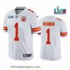 Charming Toddler Kansas City Chiefs 1 Jerick McKinnon White Super Bowl LVII Patch Vapor Untouchable Limited Stitched Jersey