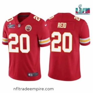 Superb Toddler Kansas City Chiefs 20 Justin Reid Red Super Bowl LVII Patch Vapor Untouchable Limited Stitched Jersey
