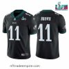 Charming Toddler Philadelphia Eagles 11 A J  Brown Black Super Bowl LVII Patch Vapor Untouchable Limited Stitched Jersey