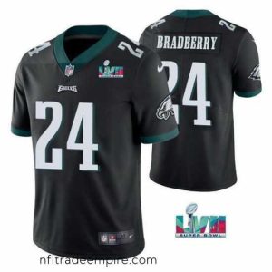 Stunning Toddler Philadelphia Eagles 24 James Bradberry Black Super Bowl LVII Vapor Untouchable Limited Stitched Jersey