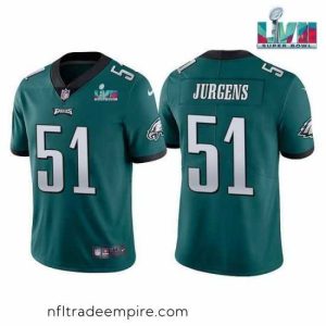 Exquisite Toddler Philadelphia Eagles 51 Cam Jurgens Green Super Bowl LVII Vapor Untouchable Limited Stitched Jersey