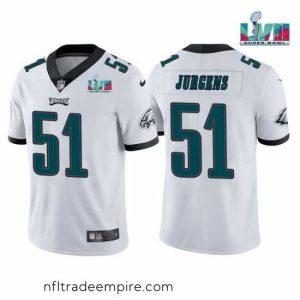 Enchanting Toddler Philadelphia Eagles 51 Cam Jurgens White Super Bowl LVII Vapor Untouchable Limited Stitched Jersey
