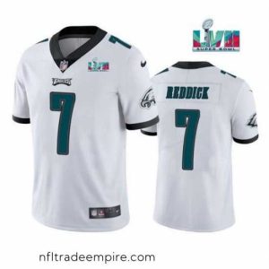 Exquisite Toddler Philadelphia Eagles 7 Haason Reddick White Super Bowl LVII Patch Vapor Untouchable Limited Stitched Jersey