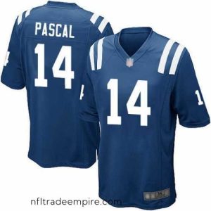 Superb Zach Pascal Game Home Jersey 14 Football Indianapolis Colts Royal Blue