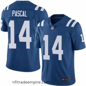 Superb Zach Pascal Limited Home Jersey 14 Football Indianapolis Colts Royal Blue V